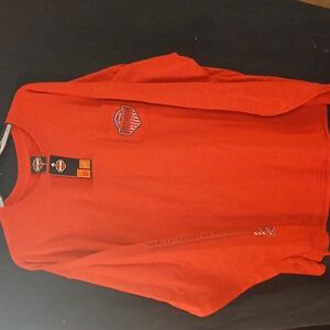Harley Davidson motor cycle Gillette WY long sleeve shirt